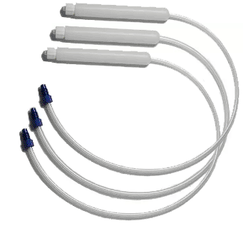 Three pack sample probes