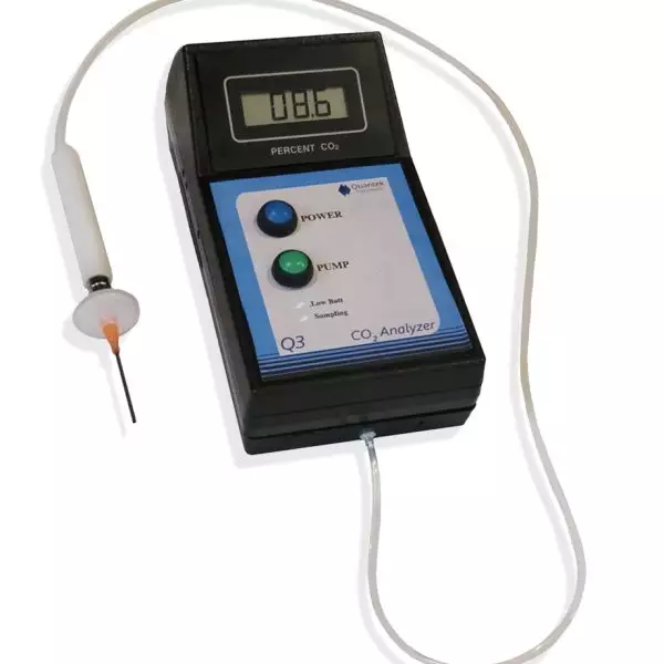 Portable CO2 analyzer for incubators